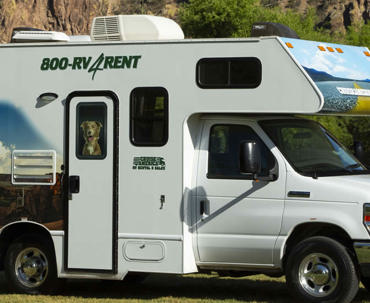 Cruise America Compact Rental RV Front