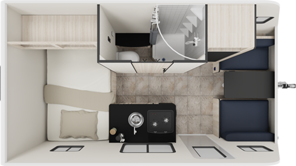 Travel Traler Floorplan Day